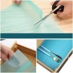 Kleurrijke Koelkast Pad 5 Stuks - Antifouling Schimmelwerend - Antislip Lade Mat voor Keuken - Snijdbare Kast Mat - Bescherming tegen Vocht - Decoratieve Koelkast Accessoires