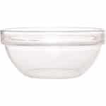Luminarc Salade schaal/slakom van glas - Set van 4x stuks - Dia 20 cm - Schalen en kommen - Keuken accessoires