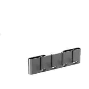 Messenhouder - RVS Wand Messenhouder met Haken - Messenblok - Messenblok Zonder Messen - Keukengerei Houder - Messenblokken Zonder Messen - Keuken Accessoires - Duurzaam - Universeel - Keuken - Grijs