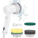 Originele elektrische reinigingsborstel voor badkamer en keuken - power spin scrubber (3 soorten hoofdreiniging)
