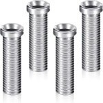 RVS Spoelbakmandje Schroef 45mm - 4 Stuks - Accessoires voor Spoelbak - Keuken Spoelbak Pluggen - Vervanging voor Spoelbakken met Zeefmandje