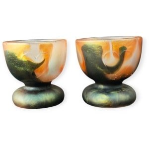 Resin Art JR: Unieke Handgemaakte Eierdopjes / Keuken accessoires / Set van 2 stuks