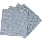 Silicone pot houders set van 4 - Hittebestendige en antislip keuken accessoires in licht grijs
