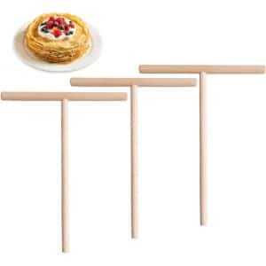 Spreider spatel pannenkoeken deegverdeler 3 stuks crêpe verdeler spreider accessoires voor thuis keuken bakken koken bakgereedschap