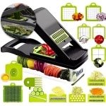 Triple J® Multi Functionele Mandoline Keukensnijder - Groentesnijder - Keukenmachine - Snijmachine - Rasp - Keuken Accessoires
