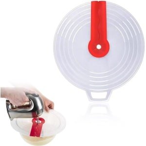 Universele siliconen deksel spatbescherming voor mengkom - ø 31 cm - eieren & slagroom - voorkomt spatten & knoeien - keuken accessoire
