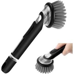 Zeep doseerborstel set met Allecto Plus - Voor het nauwkeurig doseren en verspreiden van zeep in de keuken - Handige accessoire voor schoonmaak- en vaatwasbezigheden