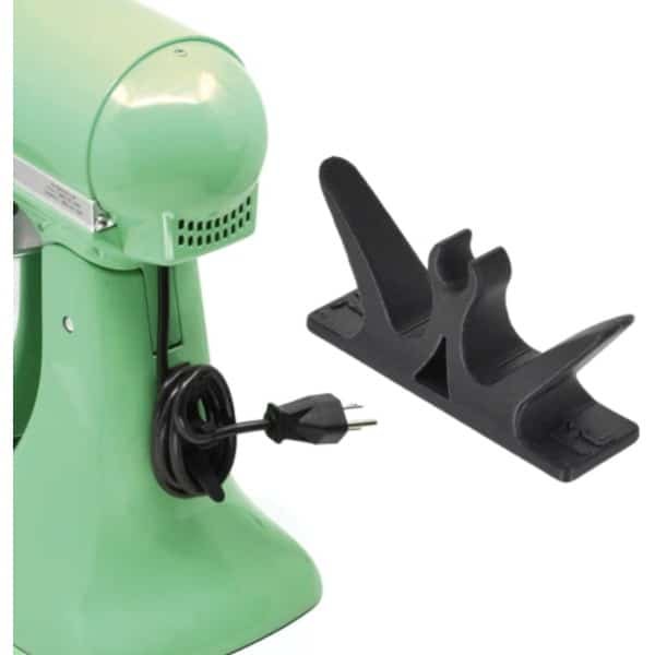 Zelfklevende kabel organiser - zwart - kitchenaid accesoires - kabelhaspels keuken organizers kabelhaspel apparaten - gadgets accessoires kabelhouder zelfklevend management