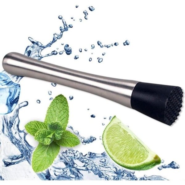 2 Stuks Cocktails Prikkers Roestvrijstalen Cocktail Accessoires Mojito Cocktail Muddler Schuddende Cocktail voor Keuken Bar Restaurant Ijsbreker