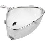 Afdruipmand gootsteen - Gootsteenorganisers - RVS - Ponsvrije - Met Accessoires - Hangende Afvoermand - Multifunctioneel afvoerrek - Sponshouder - Gootsteen houder - Gootsteenzeef - Gootsteen Bakje - Geschikt voor keuken - 22*15.5*8cm - Zilver