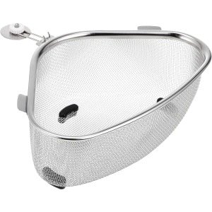 Afdruipmand gootsteen - Gootsteenorganisers - RVS - Ponsvrije - Met Accessoires - Hangende Afvoermand - Multifunctioneel afvoerrek - Sponshouder - Gootsteen houder - Gootsteenzeef - Gootsteen Bakje - Geschikt voor keuken - 22*15.5*8cm - Zilver