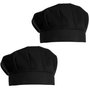 Allecto Plus - 2 stuks Verstelbare Kookmuts voor Dames - Herbruikbaar Haarnet - Restaurantmuts - Keuken Accessoire - Zwart