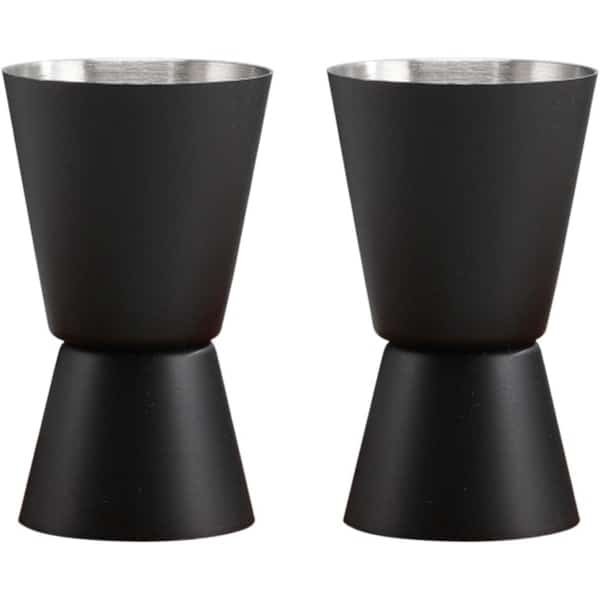 Allecto Plus - 3-delige maatbeker set 100 ml - transparant kunststof - laboratorium keuken accessoires