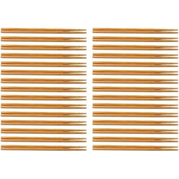 Allecto Plus - 30 paar houten eetstokjes set - anti slip - herbruikbaar - lichtgewicht - Chinese stokjes voor noedels - keuken accessoires - koken en dineren