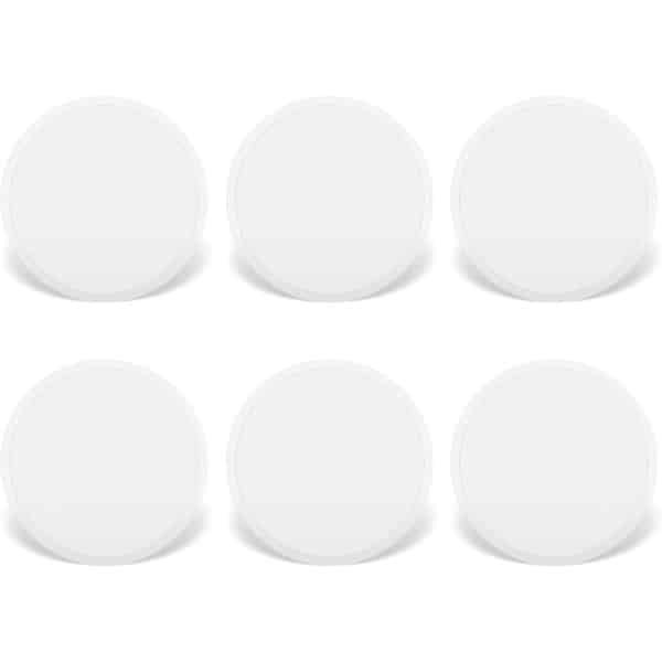 Allecto Plus - 6 Stuks Onderzetters Siliconen Achtbaan Ronde - Geïsoleerde Slip Bekerhouder Meubelsaccessoires - Anti-Slip - Thuis en Keuken Accessoires