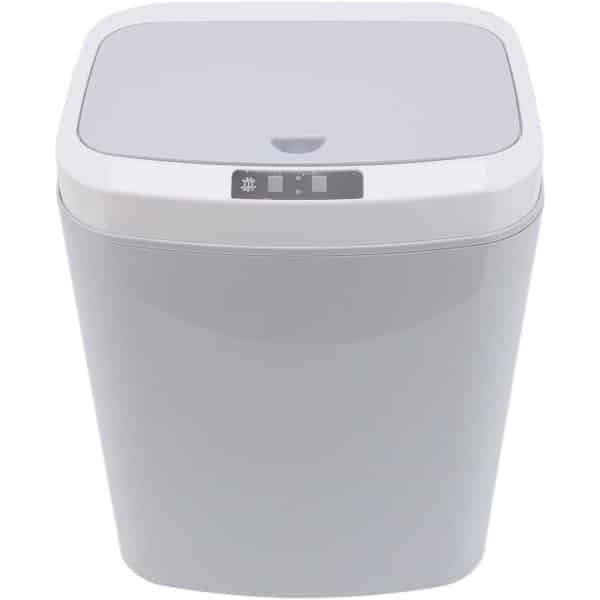 Allecto Plus - Intelligente Automatische Prullenbak 16L - Huishouden Keuken Kantoor - Grijze Elektrische Sensor met Inductie