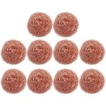 Allecto Plus - Reinigingsballen voor vaatwasmachine en keuken - Set van 10 - Krachtige reiniger voor solderen accessoires - Robuuste schuurballen met reinigingsborstel- en mondstukreiniger-functie