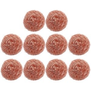 Allecto Plus - Reinigingsballen voor vaatwasmachine en keuken - Set van 10 - Krachtige reiniger voor solderen accessoires - Robuuste schuurballen met reinigingsborstel- en mondstukreiniger-functie