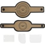 Allecto Plus - Siliconen bakmat 2 stuks | Bakmat met lange handgrepen | Herbruikbare deegmat | Bakonderlegger voor Dutch Oven | Keuken accessoires