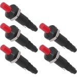 Allecto Plus - Universele Piezo ontstekers voor Gashaard en Vuurplaats - 2 Stuks - Piëzo-elektrische Ontsteking met Drukknop - Keuken Accessoires - Schroefdraad - Ovenverwarmer