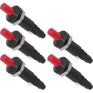 Allecto Plus - Universele Piezo ontstekers voor Gashaard en Vuurplaats - 2 Stuks - Piëzo-elektrische Ontsteking met Drukknop - Keuken Accessoires - Schroefdraad - Ovenverwarmer