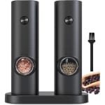 BOBOVEN® Elektrische Peper- en Zoutmolen Set - Verstelbaar - Met LED Licht - BBQ Accessoire / Keuken Gadget