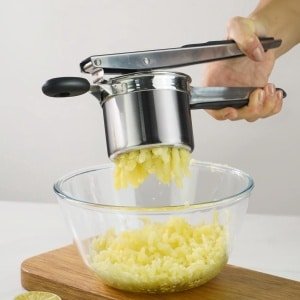 Boraboi® Aardappelpers van Roestvrij Staal met Extra Accessoires voor Veelzijdig Gebruik in de Keuken
