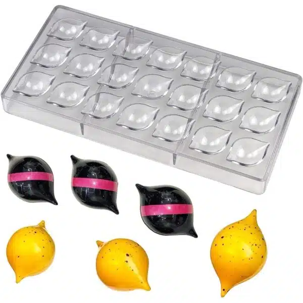 DIY Holle Ruimtes Citroenvorm Polycarbonaat Chocoladevorm Sterrenhemel Decoratie - Taart IJsblokjesvorm - Keuken Bakvorm Accessoire