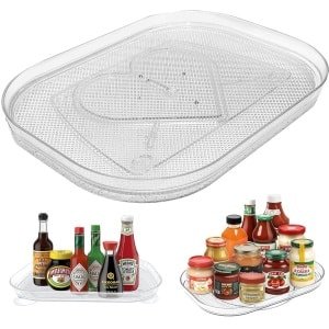 Draaitafel Organizer voor Koelkast - 360° Draaibaar - Keuken Accessoire