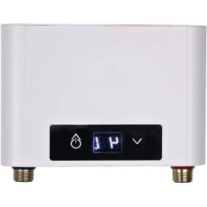 Electronic Doorstromer Douche 220 V Elektrische Waterverwarmer Temperatuurinstelling 30 - 52 °C met Doucheset voor Handwasbak Keuken Badkamer Wastafel (3500 W zonder Douche)
