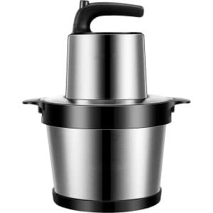 Elektrische Vleesmolen 4500W Professioneel - 8L RVS Gehaktmachine voor Keuken & Horeca met CE-Keurmerk (3 Messchijven + Veiligheidsstop)