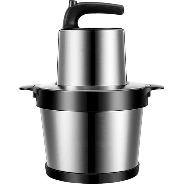 Elektrische Vleesmolen 4500W Professioneel - 8L RVS Gehaktmachine voor Keuken & Horeca met CE-Keurmerk (3 Messchijven + Veiligheidsstop)