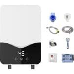 Elektrische doorstroomboiler 7000W met LED-display voor badkamer en keuken