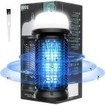 Elektrische muggenval met ledlicht en 20 W uv-licht voor binnen en buiten - krachtige insectenverdeler - stekker muggenkiller voor patio, tuin en keuken
