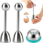 Equivera Eierprikker - Eier Prikker - Eiprikker - Ei Prikker - Eiopener - Ei Opener - Keuken Accessoires - Ei Peller - Gaatje Prikker Ei - Gaatjesprikker Ei