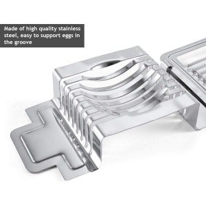 Equivera Eiersnijder - Eiersnijer - Eier Snijder - Eiersnijders - Champignonsnijder - Keukenbenodigdheden - Keuken Accessoires - Eiergereedschap - Egg Slicer