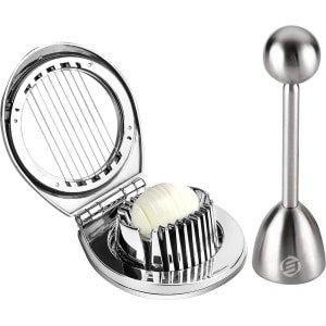 Equivera Eiersnijder - Eiersnijer - Eier Snijder - Eiersnijders - Champignonsnijder - Keukenbenodigdheden - Keuken Accessoires - Eiergereedschap - Egg Slicer