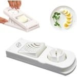 Equivera Eiersnijder - Eiersnijer - Eier Snijder - Eiersnijders - Champignonsnijder - Keukenbenodigdheden - Keuken Accessoires - Eiergereedschap - Egg Slicer