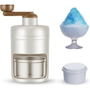 Handmatige ijsversnipperaar voor cocktails en slush - met ijsblokjesschalen - bar en keuken accessoires - ijskasten drankbereiding