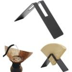 JGS Premium - Koffiefilteropbergrek Roestvrij Staal Dispenser - Thuis Keuken Bar Café Accessoires - Zwart