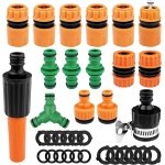 JGS Premium - Slangadapter 1/2 inch snelaansluiting voor kranen - Tuinslang accessoires voor keuken, tuinieren en autowassen