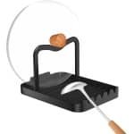 Keuken Kast Opbergrek - Pannendeksel houder - Pan accessoires - Dekselhouder - Opbergen deksel rek - IJzer - Zwart