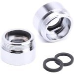 Metalen kraanadapter voor keukenkraan met F20 tot M22 aansluiting - 2 stuks. Ideale accessoire voor flexibel gebruik in de keuken. Maak eenvoudig verbinding met diverse kranen.