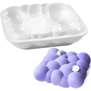 Mousse-cakevorm siliconen bakvorm voor muffins cupcakes cakes - bakvorm pudding ijsblokjes en gelei - broodbakvorm 3D-bakvormen - doe-het-zelf vorm - bubbelwolk - keuken accessoires - bakgerei - bakken en braden