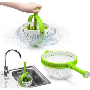 Multifunctionele slacentrifuge vergiet spinner - slazwierder salade groente sladroger - keuken accessoires