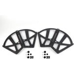 Scharnieren Flip Frames 4 stks/set - Huismeubilair Draairek Accessoire Zwart - Schoenenkast Vervangingsbeslag Roestvrij staal - Voor Keuken Woonkamer