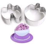 Set van 2 Erwten en Bloemblaadjes Fondant Cakevorm RVS - Taart Decoreren Gereedschap - Baking Accessoires voor Keuken - Bakken Met Stijl!