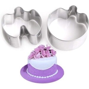 Set van 2 Erwten en Bloemblaadjes Fondant Cakevorm RVS - Taart Decoreren Gereedschap - Baking Accessoires voor Keuken - Bakken Met Stijl!