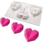 Siliconen Bakvorm Grote Romantische Hartvorm Voor Cake Decoratie - Keuken Accessoires - Vrede Hand Design