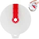 Staafmixer Splatter Guard - Spatdeksel - Spatdeksel Voor Mixer - ø 34 Cm - Garde & Klopper - Antispatdeksel Siliconen - Universele - Past Op De Meeste Staafmixer - Vaatwasserbestendig - Deksel voor Beslagkom - Keuken Gadgets, Accessoires - Voor Mixer